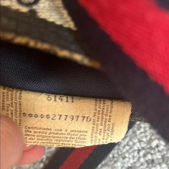 Gucci Navy and Tan Tote - Picture 11 of 12